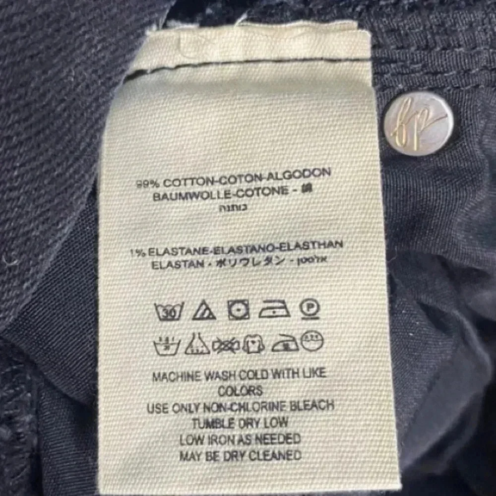 Free People About A Girl Black  Distressed High Rise Skinny Jeans 29 - Picture 8 of 9